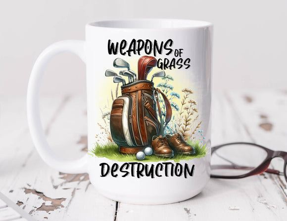 Sassy Mug Weapons Of Grass Destruction - Him
