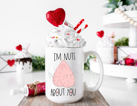 Valentine's Day Mug I'm Nuts About You