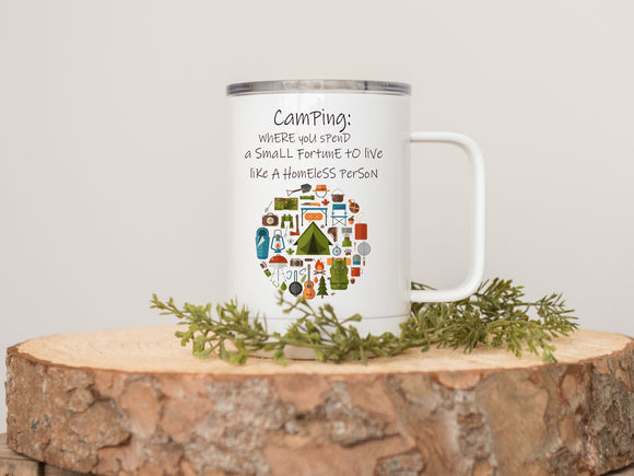 12oz Insulated Coffee Mug Camping When You Spend A Small Fortune