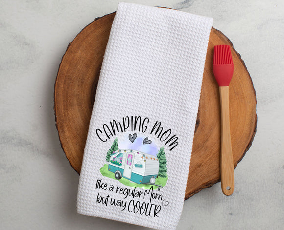 Kitchen Towel Camping Mom