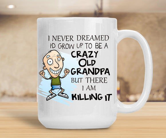Sassy Mug Crazy Old Grandpa