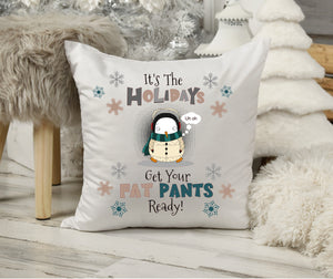 Christmas Throw Pillow It's The Holidays