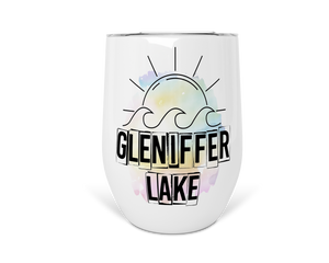 12oz Insulated Wine Tumbler Gleniffer Lake Boxed Letters