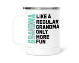 12oz Insulated Coffee Mug Gleniffer Lake Grandma - comes in 2 colors