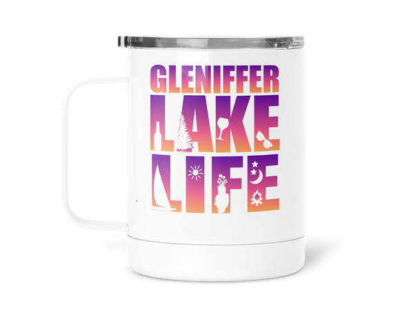 12oz Insulated Coffee Mug Gleniffer Lake Life 3 colors available