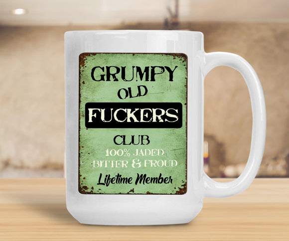 Sassy Mug Grumpy Old Fuckers Club