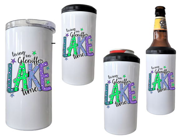 NEW 4 in 1 Insulated Tumbler and Can Cooler Living On Gleniffer Lake Time