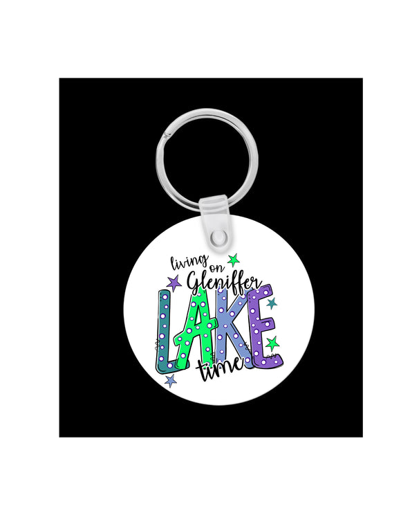 Keyring Living On Gleniffer Lake Time 2 designs available