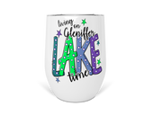 12oz Insulated Wine Tumbler Living On Gleniffer Lake Time 2 designs available