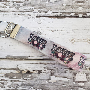 Sassy Key Fob Marquee Love With Flowers