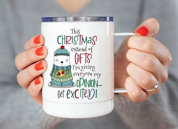 12oz Travel Coffee Mug This Christmas Instead Of Gifts
