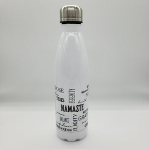 18oz Insulated Water Bottle Nameste