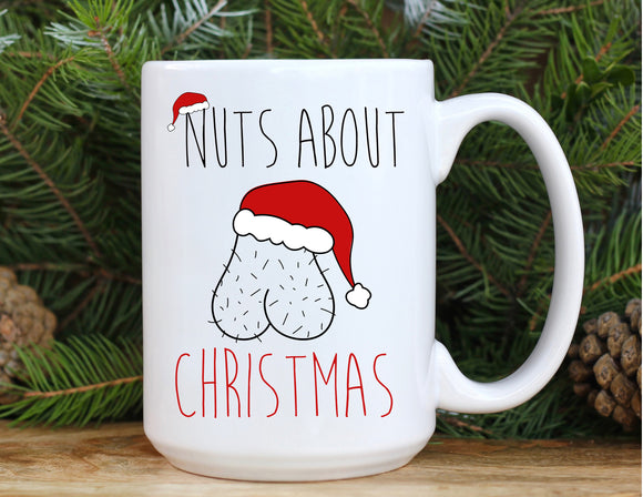 Christmas Ceramic Mug Nuts About Christmas