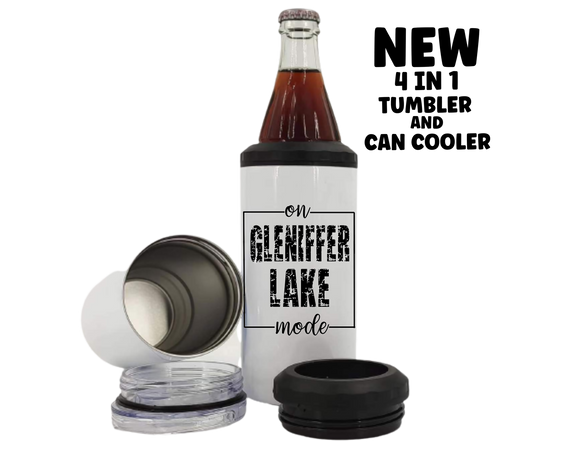 NEW 4 in 1 Insulated Tumbler and Can Cooler On Gleniffer Lake Mode 3 colors available
