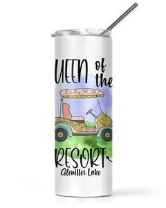 20 and 30oz Insulated Tall Tumbler Queen Of The Resort