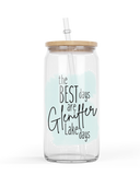 16oz Frosted or Clear Glass Jar Style The Best Days Are Gleniffer Lake Days